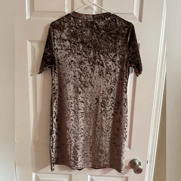 Velvet Brown Women's Dress